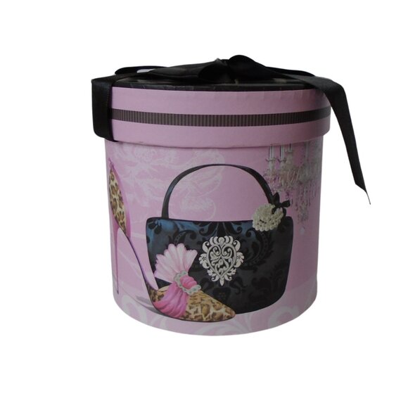 Mug Gift Set Ladies Accessories Pink and Black Mug in Gift Box 3526 - Picture 5 of 9